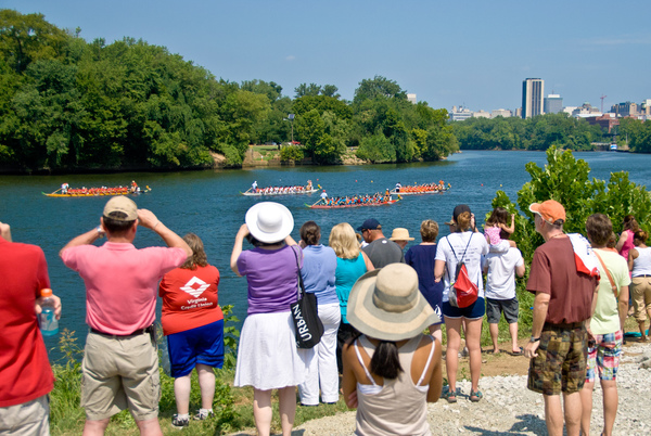 International Dragon Boat Festival, Sports Backers, Rocketts Landing, Richmond, Virginia, James River