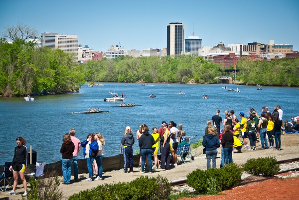 Rocketts Landing athletic events, James River, Richmond Virginia