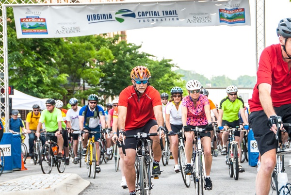 Virginia Capital Trail Foundation, Cap2Cap Bike Ride, Rocketts Landing, Richmond Virginia