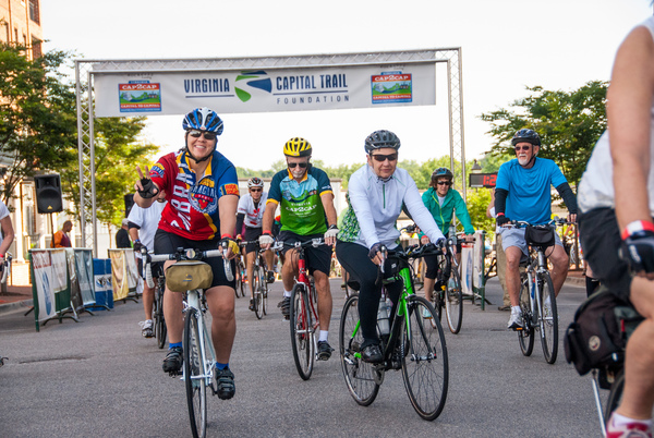 Cap2Cap Bike Ride, Virginia Capital Trail Foundation, Richmond Virginia, James River