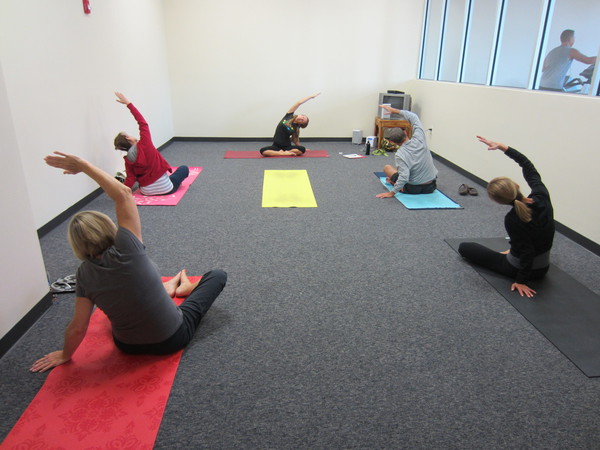 Yoga at Rocketts Landing, Richmond, Virginia