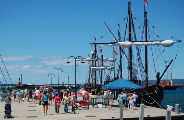 The Columbus Foundation, Nina and Pinta Ships, Rocketts Landing, Richmond Virginia