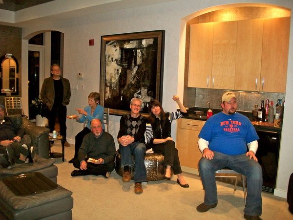 Rocketts Landing Residents Social Committe Super Bowl Party 2012, Richmond Virginia