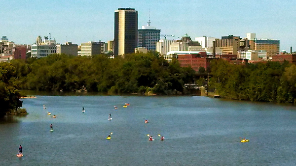 Capital One, Paddling James River, Rocketts Landing