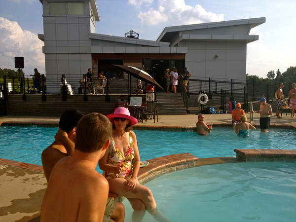 Rocketts Landing Residents Social Committee, Labor Day Pool Party, James River 2013